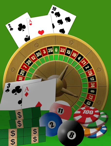 Casino-Thema — Stockvektor