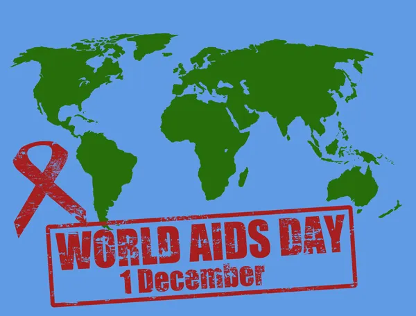 Día mundial del SIDA — Archivo Imágenes Vectoriales