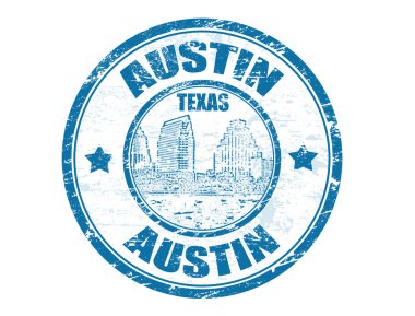 Austin stamp clipart