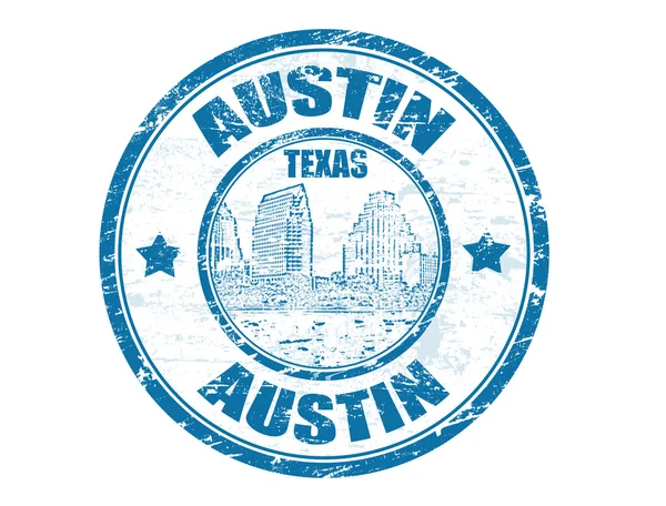 Timbre Austin — Image vectorielle