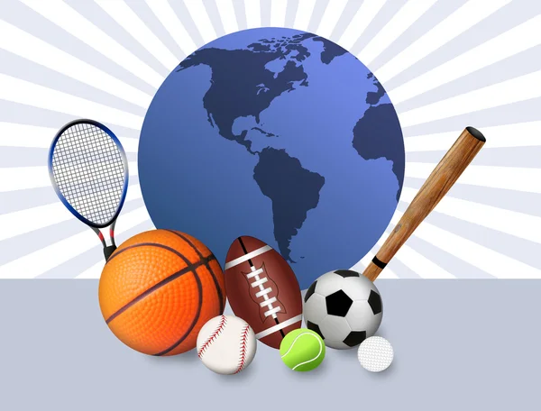 Спортивні м'ячі — стоковий вектор