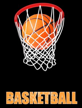 Basketball hoop clipart