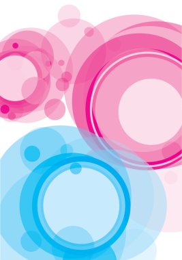 Abstract circles background clipart