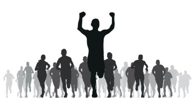 Runners clipart