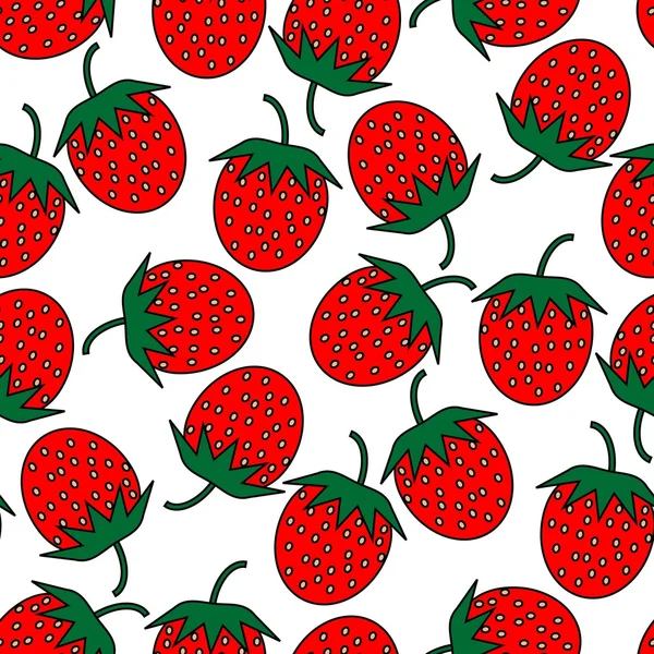 Strawberry background — Stock Vector