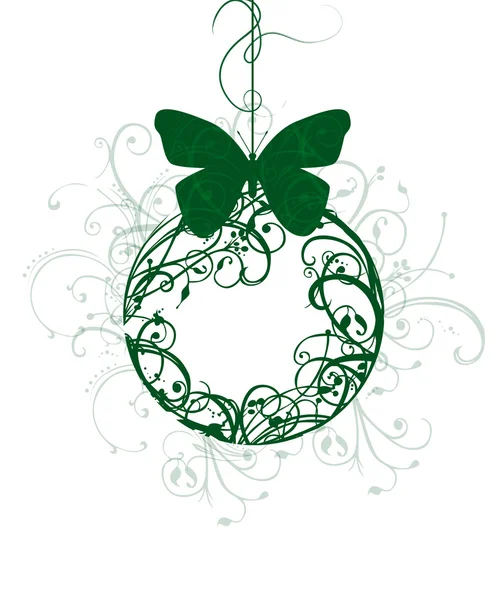 Eco vánoční koule — Stock fotografie