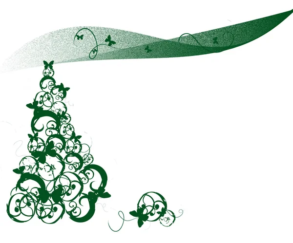 Eco Christmas tree — Stock Photo, Image