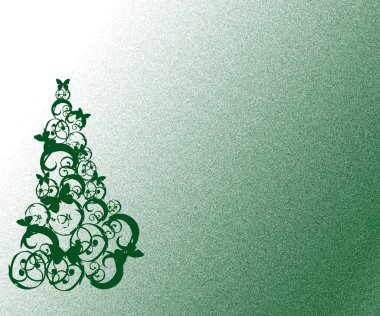 Eco Christmas tree clipart