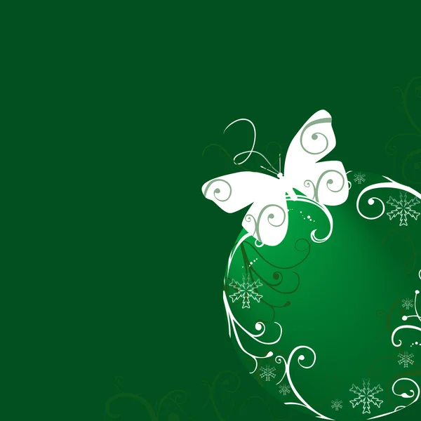 Eco vánoční koule — Stock fotografie