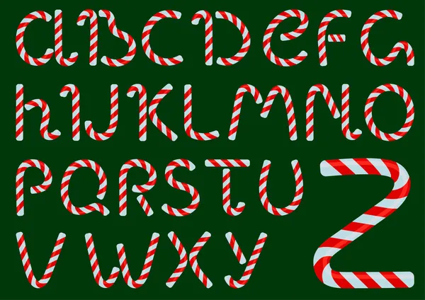 Jul ljus alfabetet — Stock vektor
