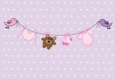 Baby Girl Shower clipart