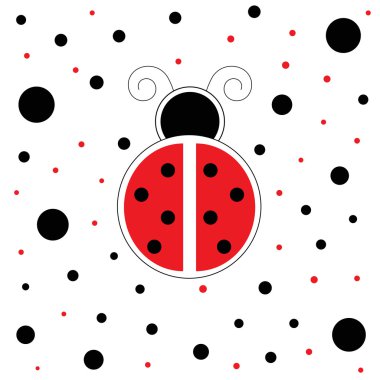 Red Ladybug clipart