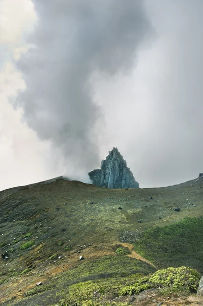 火山装载 sinabung — 图库照片