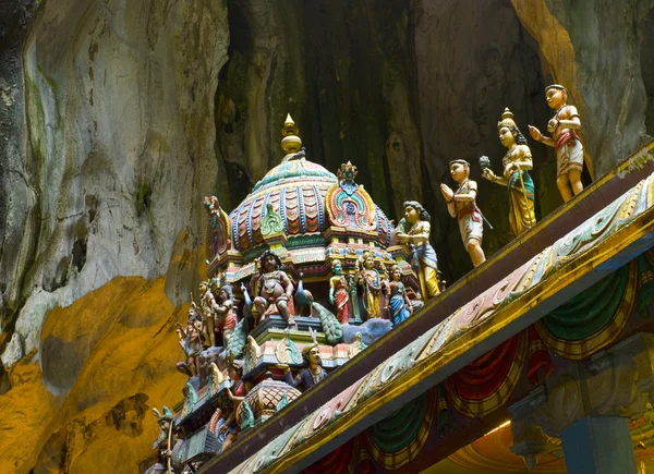 Tempel der Batu-Höhlen in Kuala Lumpur lizenzfreie Stockfotos