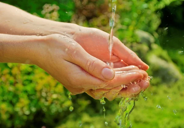 stock image Washing hands