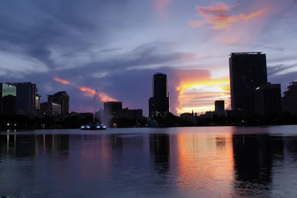 Downtown Orlando, Florida, al tramonto (1 ) — Foto Stock