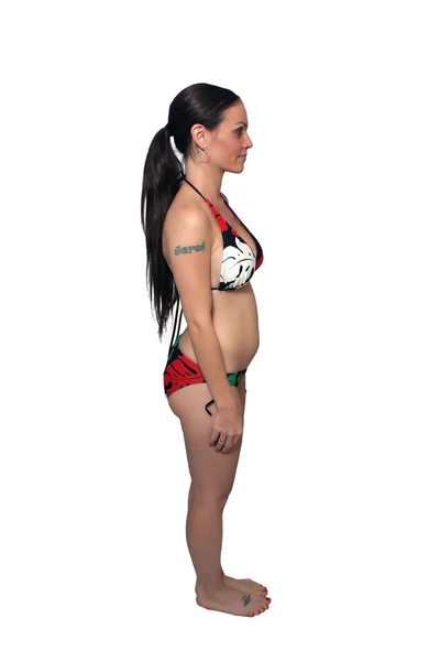 Esotici bruna due mesi incinta (2 ) — Foto Stock
