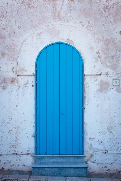 stock image Blue door