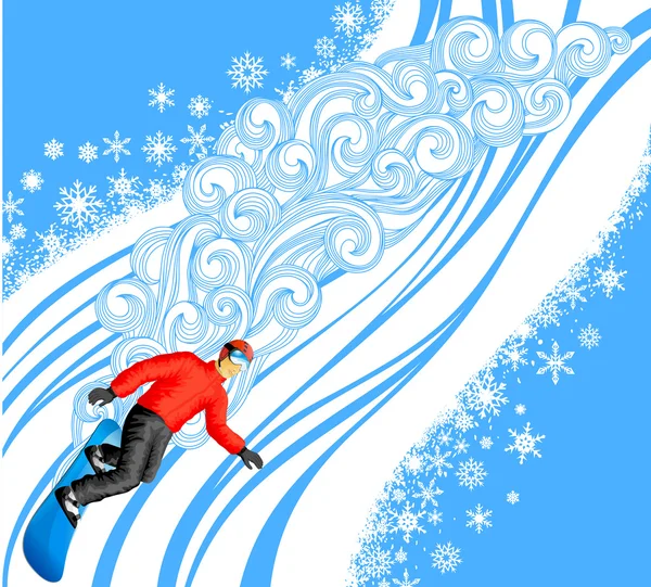 Snowboard — Archivo Imágenes Vectoriales