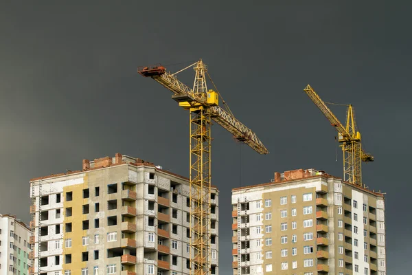 Development with crane — Stock Photo, Image