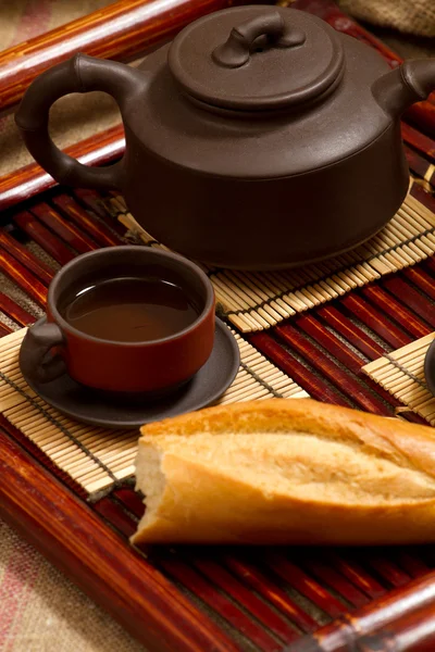 Bodegón con té — Foto de Stock