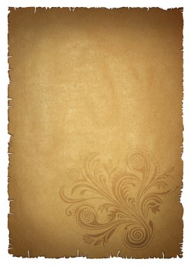 Beige old paper clipart