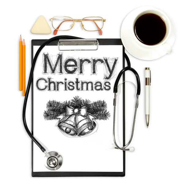 Abstract medical background with with xmas — Stock Photo, Image