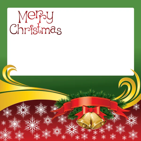 2012 wektor kartki świąteczne z dzwonami — Wektor stockowy