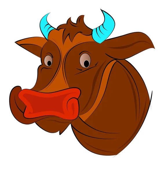 Голова коровы — стоковый вектор