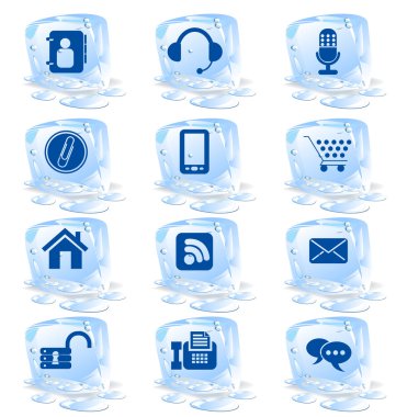 mobile icons clipart