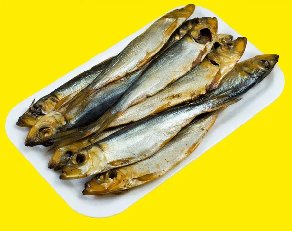 Kouř sušené ryby — Stock fotografie