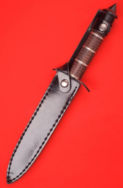 Nůž v pouzdře — Stock fotografie