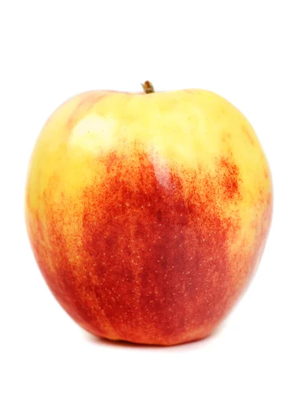 Желто-красное яблоко — стоковое фото