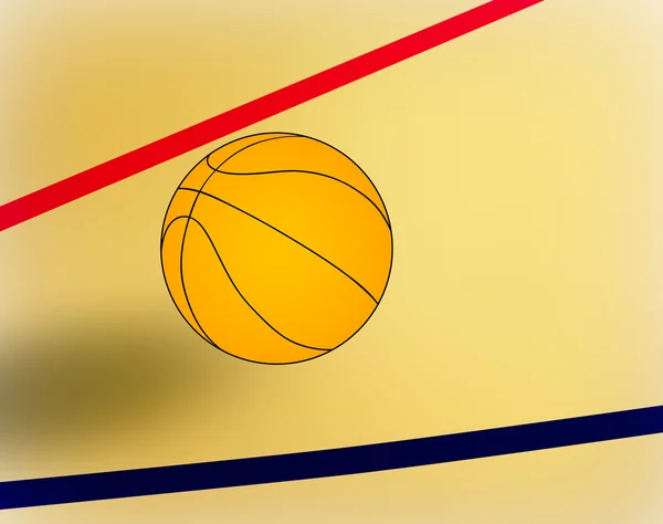 Basket-ball — Stock Vector
