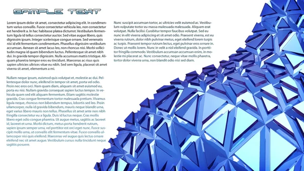 3D soyutlama arka plan mavi — Stok fotoğraf
