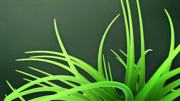 3D-groene futuristische abstractie pagina — Stockfoto