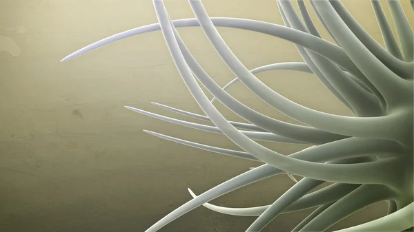 Deseń abstrakcja brązowy futurystyczny 3D — Zdjęcie stockowe
