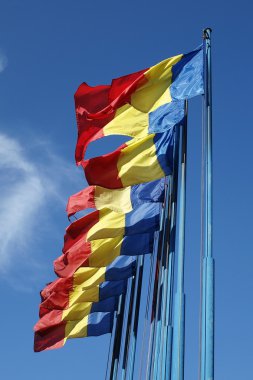 Flags of Romania clipart