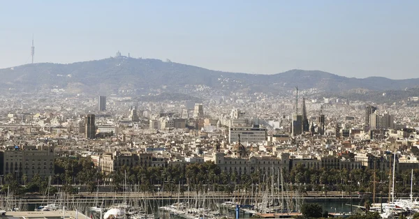 Αστικό τοπίο της Βαρκελώνης — Φωτογραφία Αρχείου
