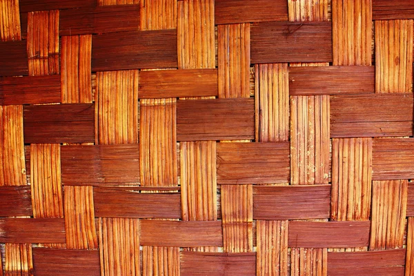 Asientos entrelazados de madera hechos a mano — Foto de Stock