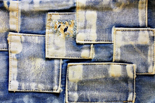 Jeans-Stoff — Stockfoto
