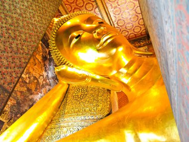 Big Golden Reclining Buddha,Wat Pho,Bangkok clipart