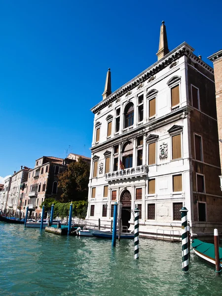 Pohled na grand canal, Benátky Itálie — Stock fotografie