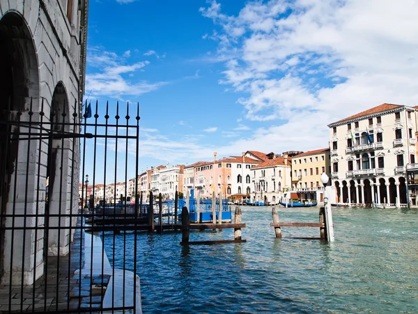 Uitzicht op het canal Grande in Venetië, Italië — Stockfoto