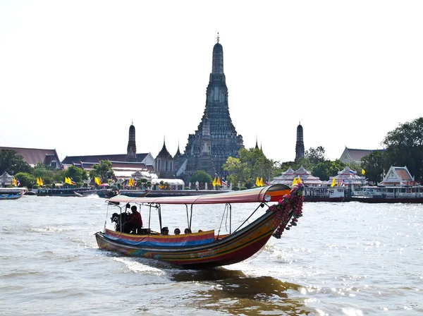 stock image Isolated white of Pagoda in the Wat Arun