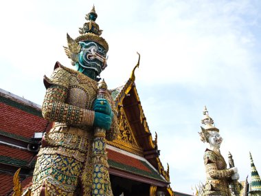 heykel iki muhafız dev wat phra kaew, bangkok