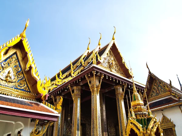 Wat Phra Kaew, Templo de la Esmeralda, Bangkok —  Fotos de Stock