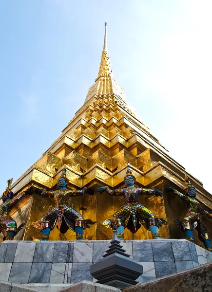 Pagode de Wat Phra Kaew, Bancoc — Fotografia de Stock