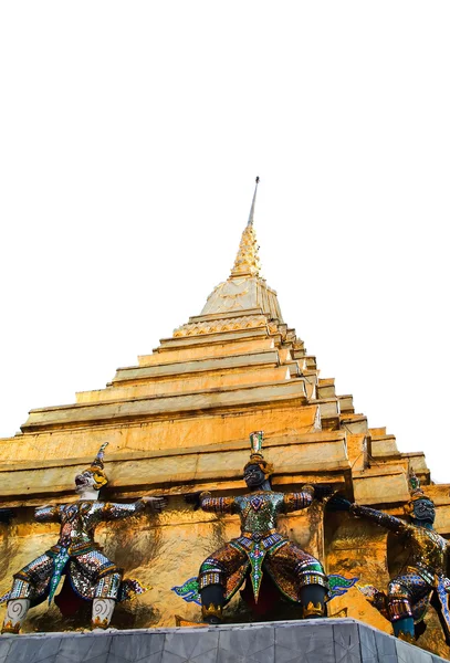 Statue gaurd an der Pagode von wat phra kaew — Stockfoto