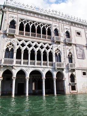 View of tower at Grand Canal, Venice , Italy clipart